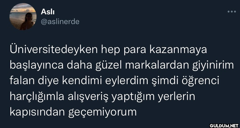 Üniversitedeyken hep para...
