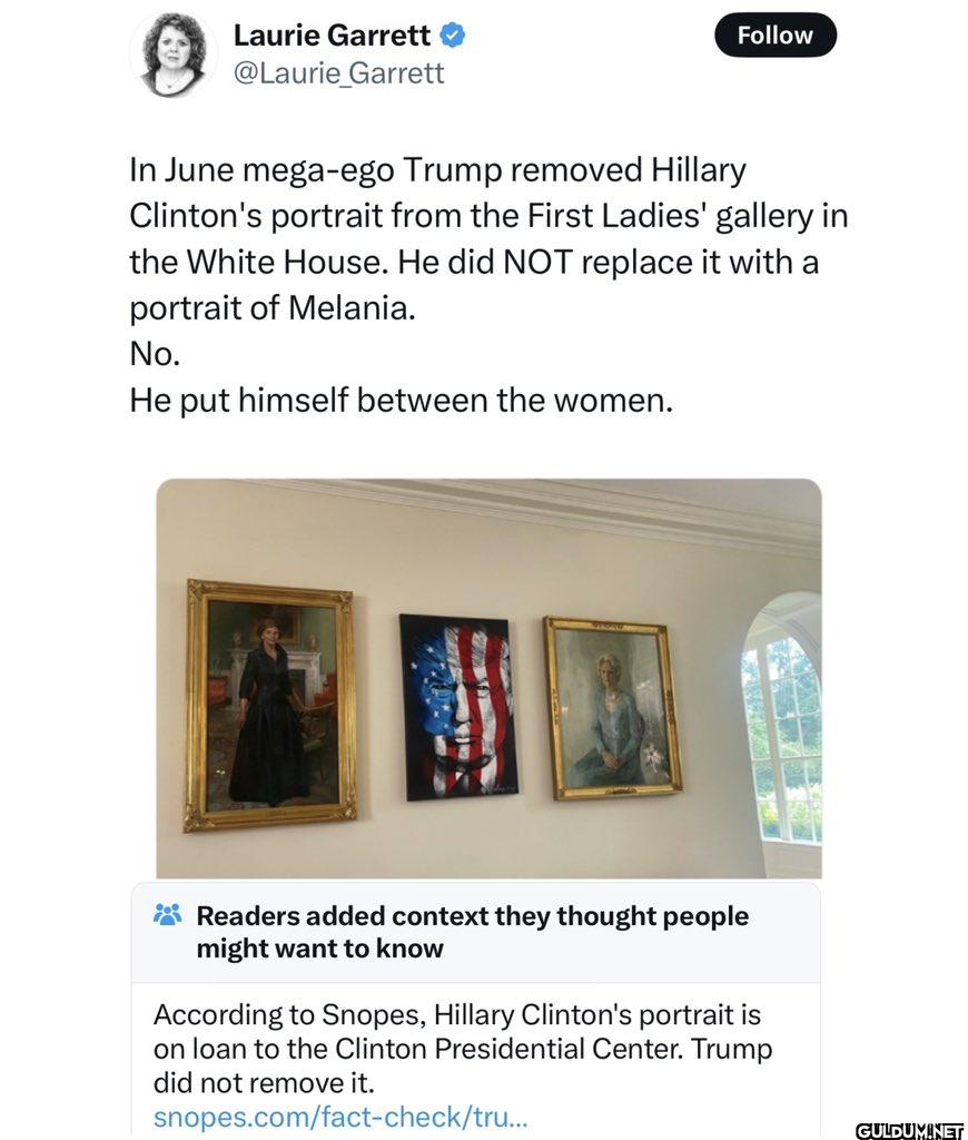 Trump did not remove it.  ...