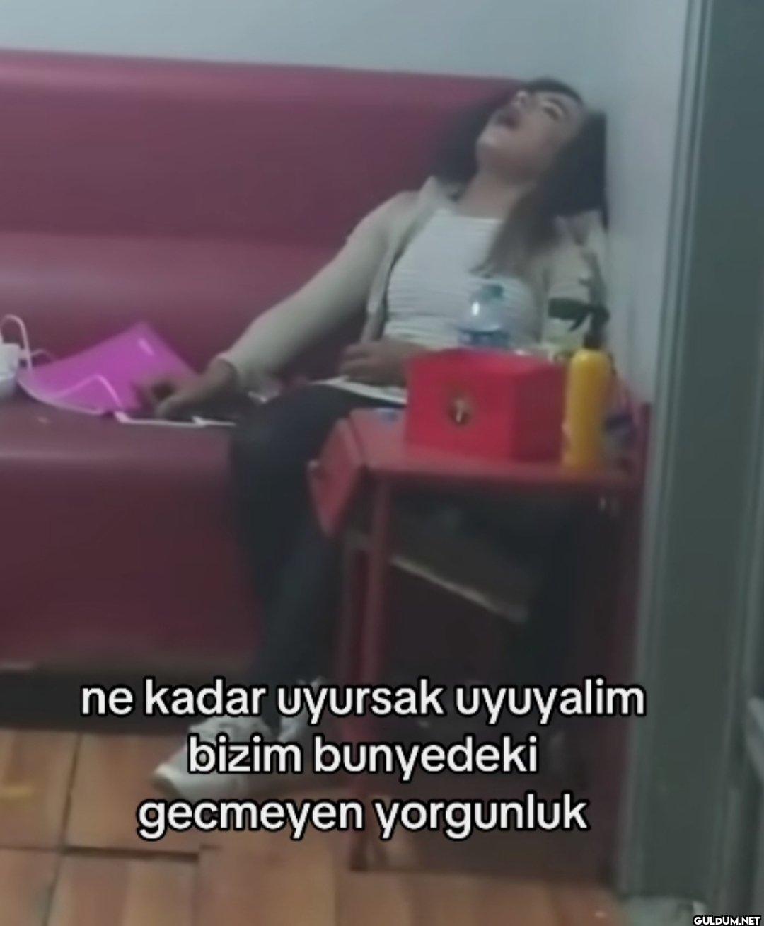 ne kadar uyursak uyuyalim...