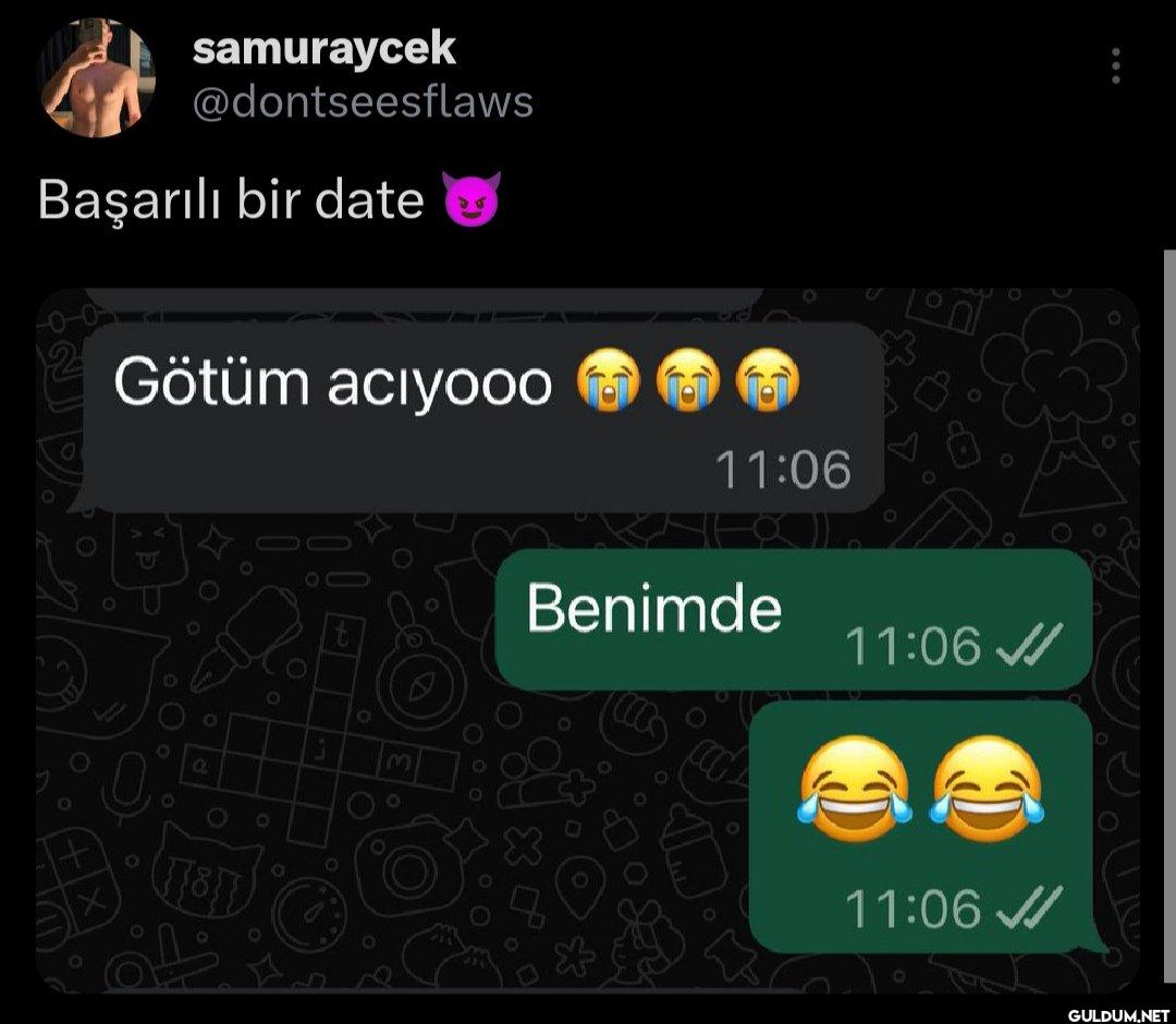 Başarılı bir date O Götüm...