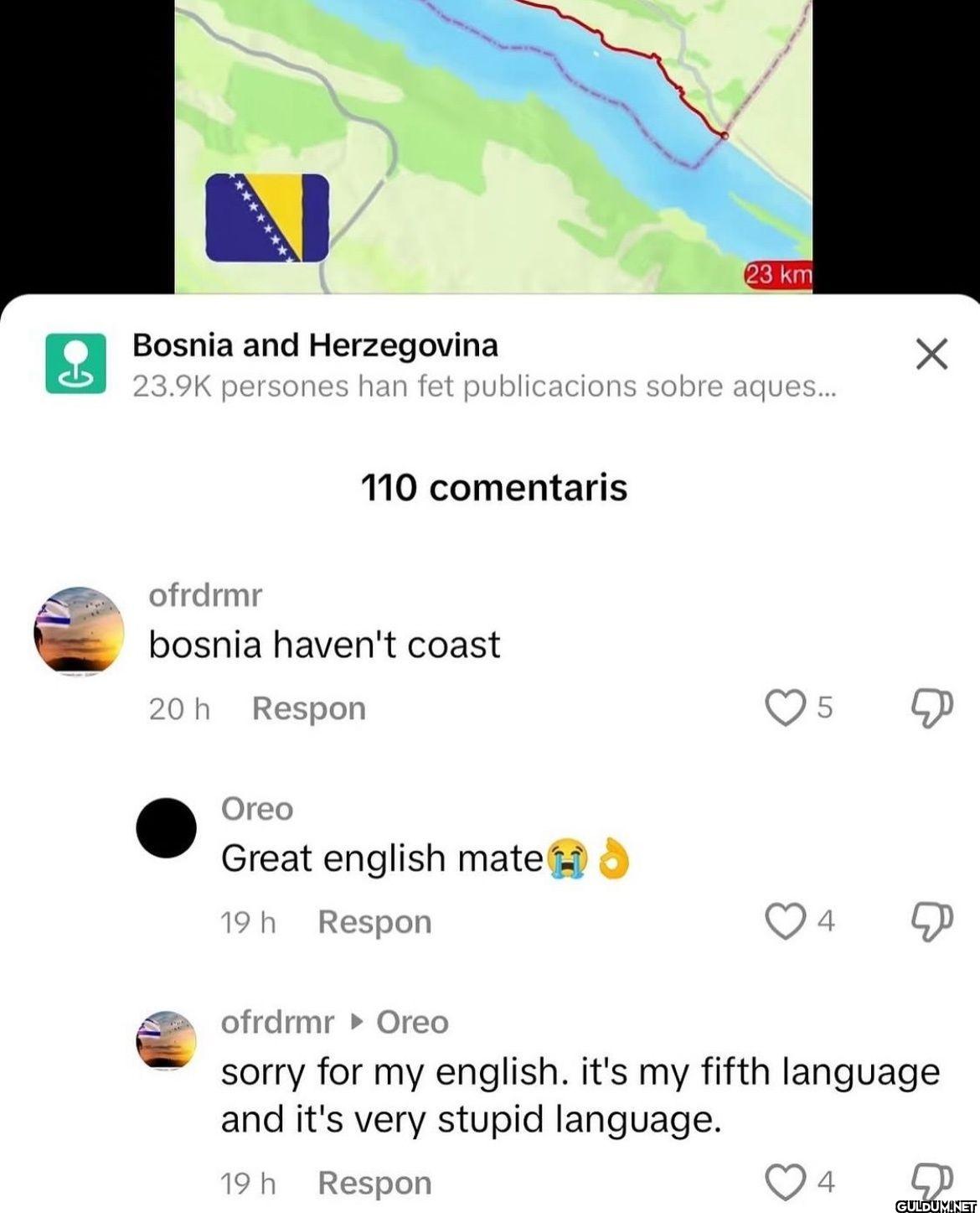 23 km Bosnia and...