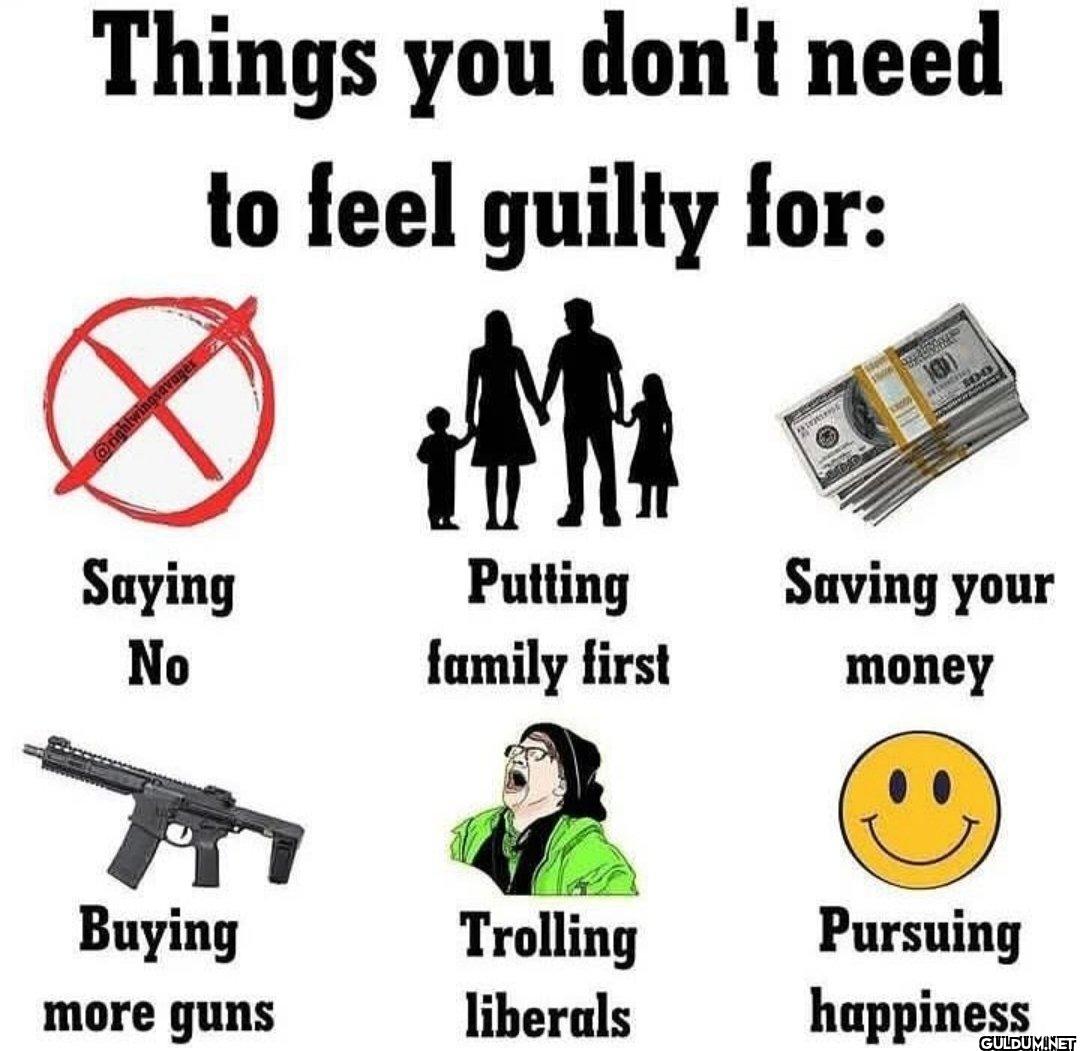 Things you don't need to...