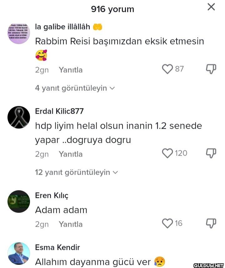 916 yorum Ben varya seni...