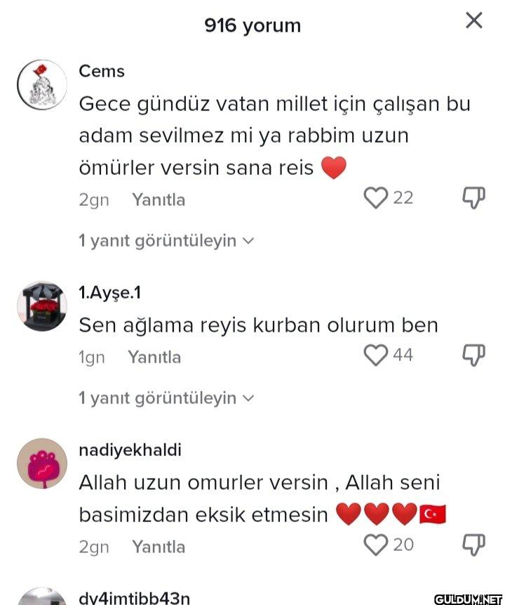 916 yorum Ben varya seni...