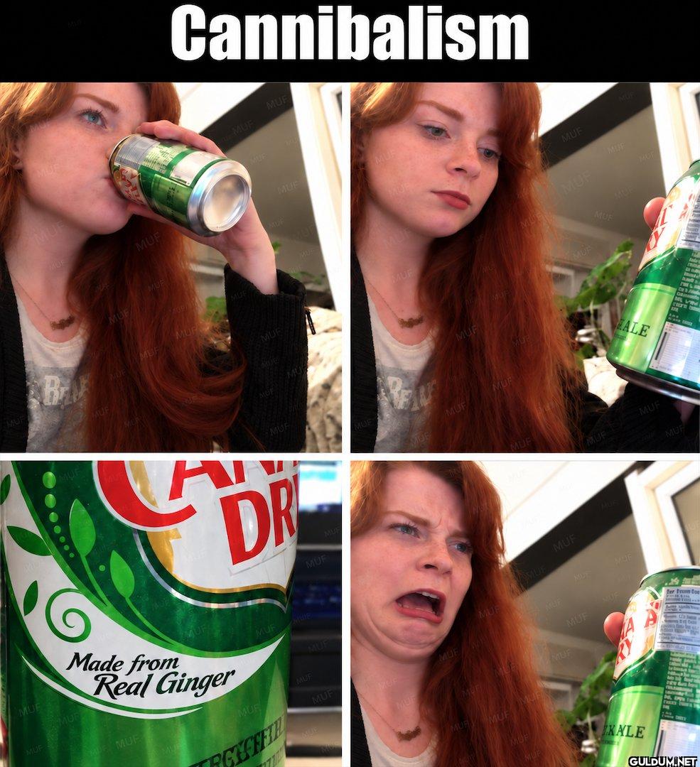 Cannibalism Made from Real Ginger
