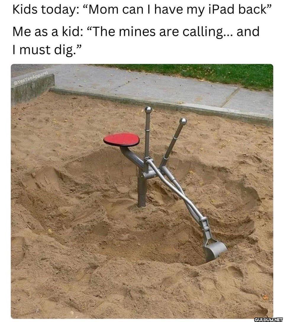 Kids today: "Mom can I...