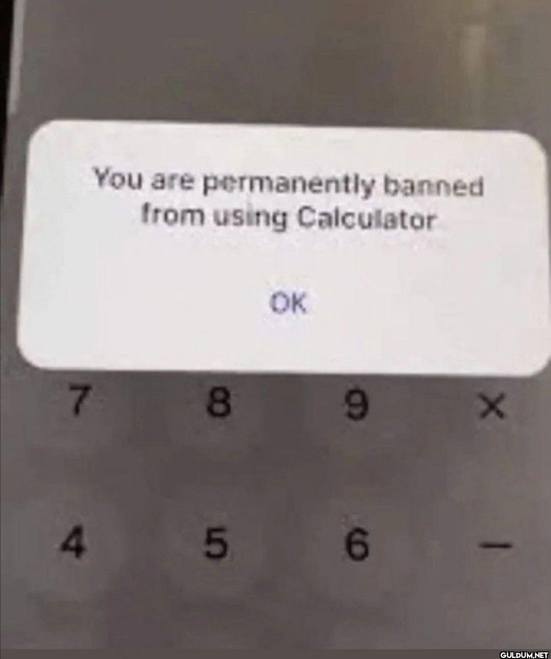 You are permanently banned...