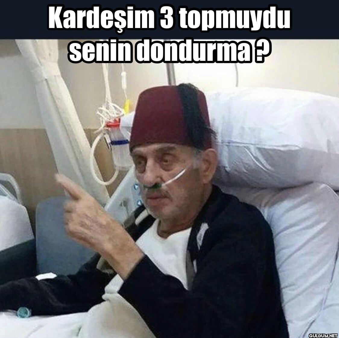 Kardeşim 3 topmuydu senin dondurma?