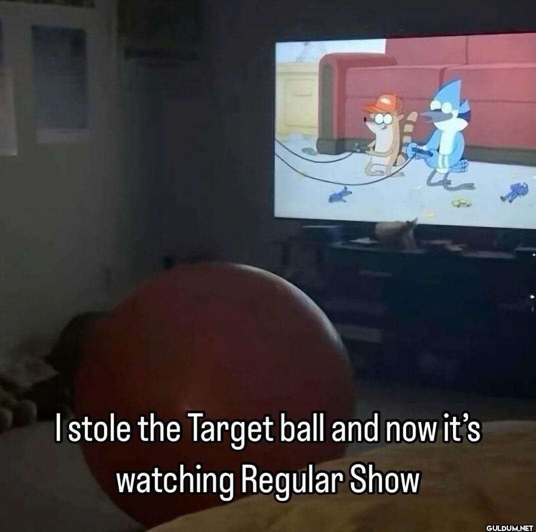 I stole the Target ball...