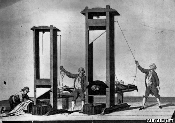 The guillotine, one of the...