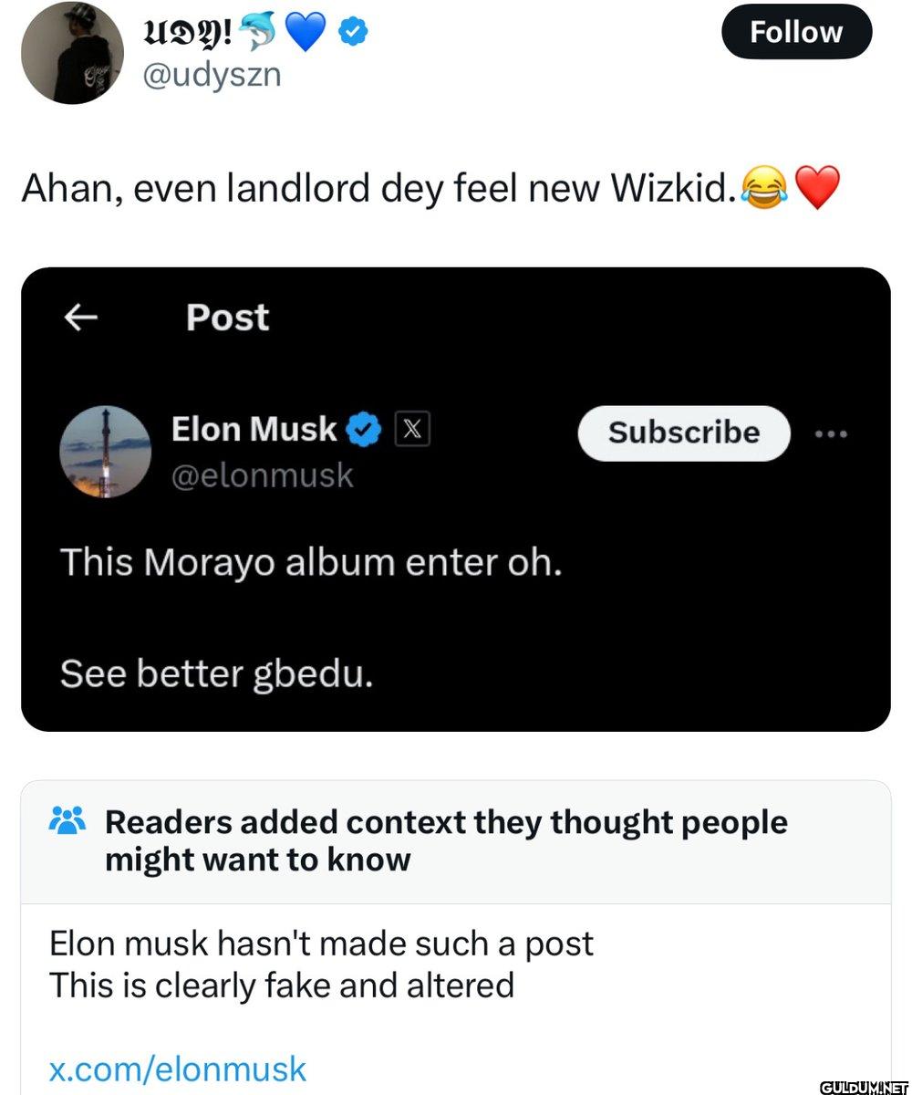 Ahan, even landlord dey...