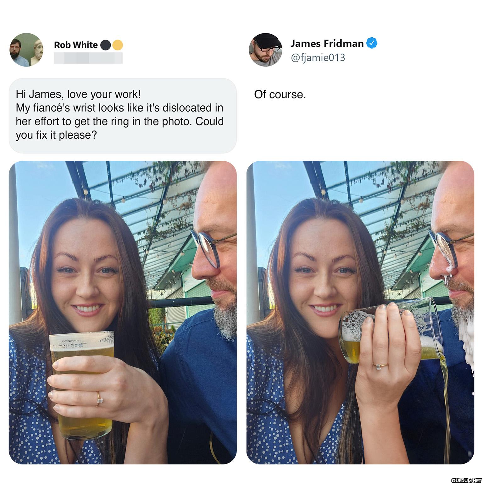 Hi James, love your work!...