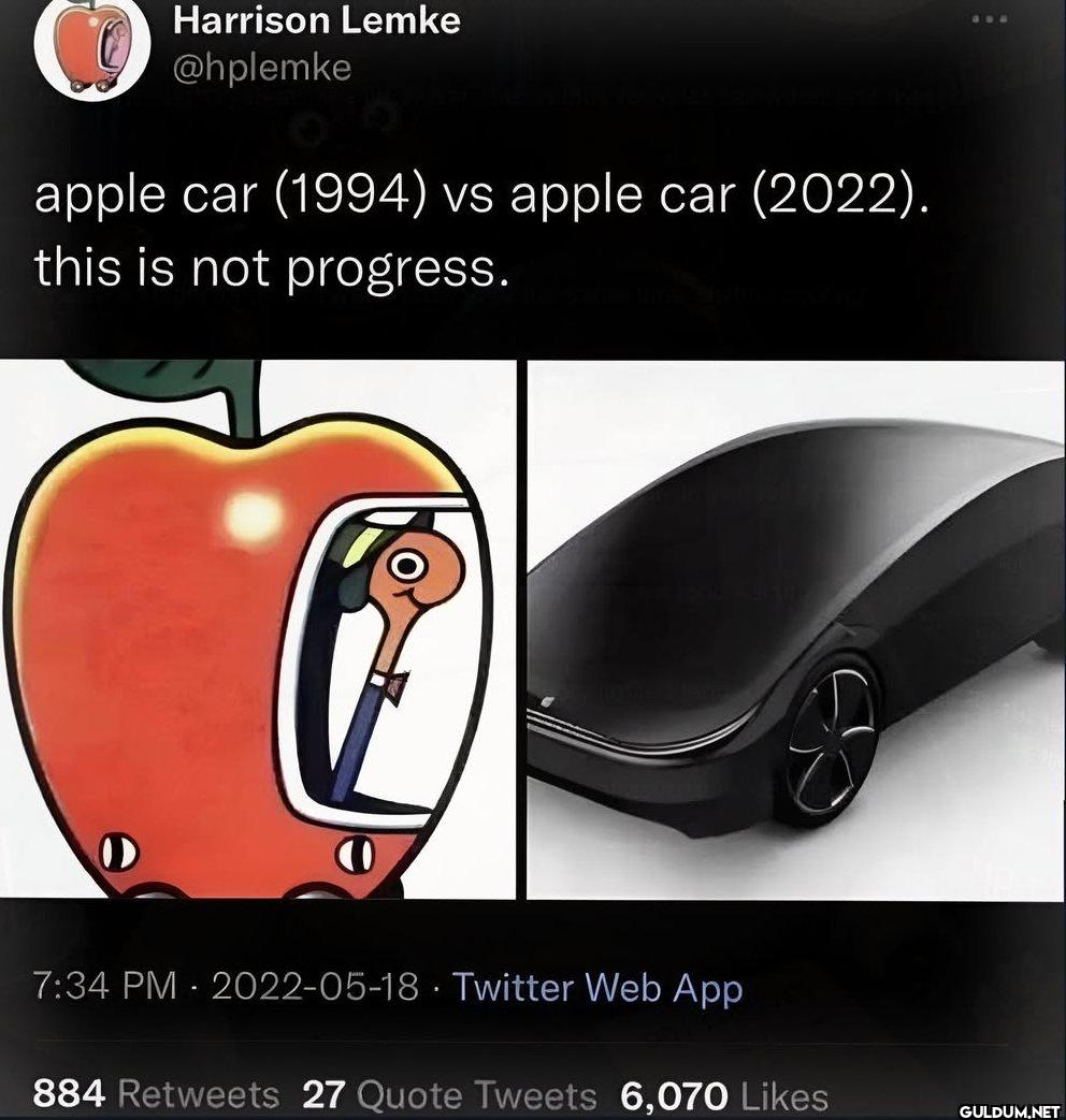 O apple car 1994 vs apple...