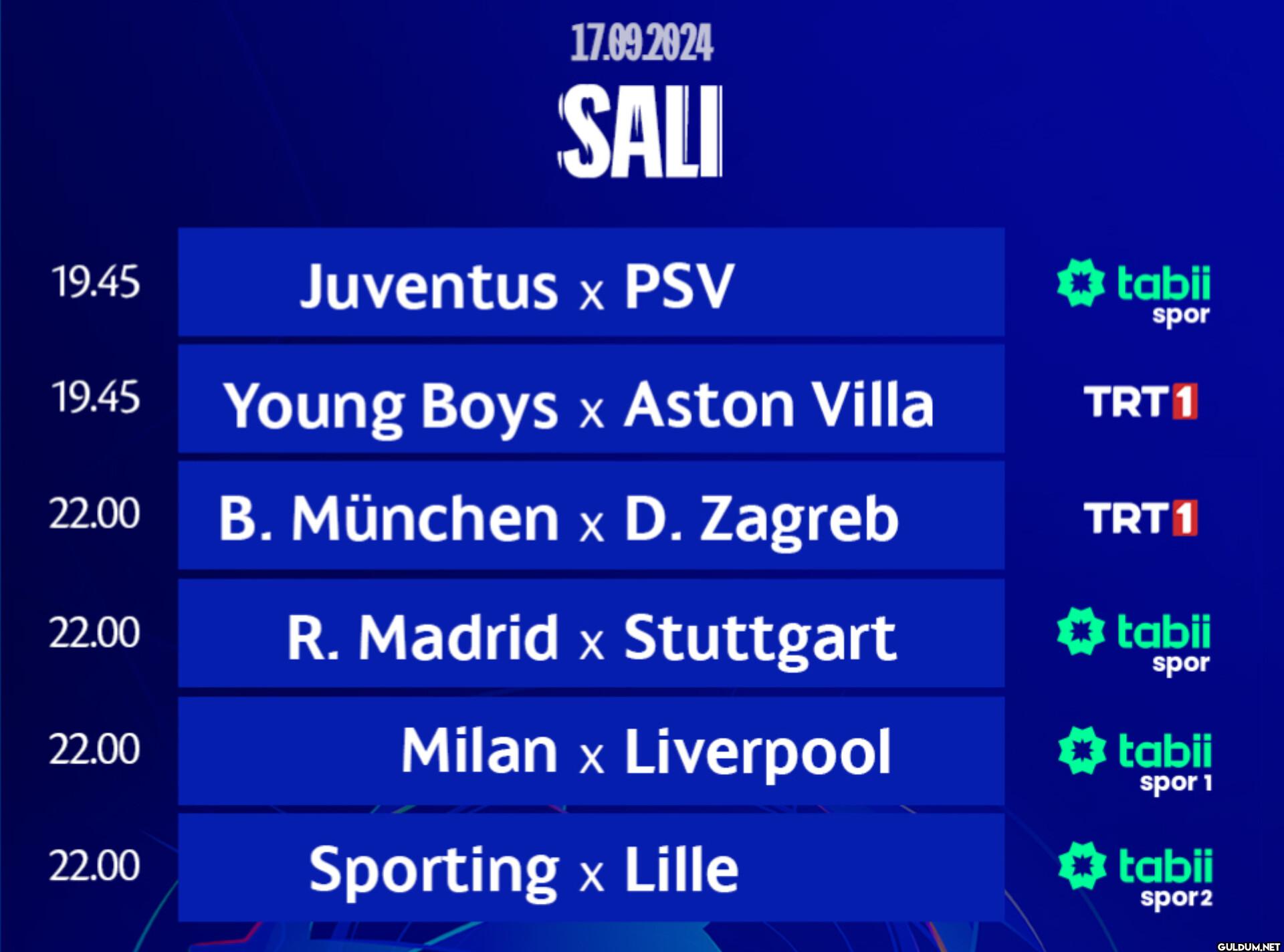 TRT 1'de diğer yayıncı...
