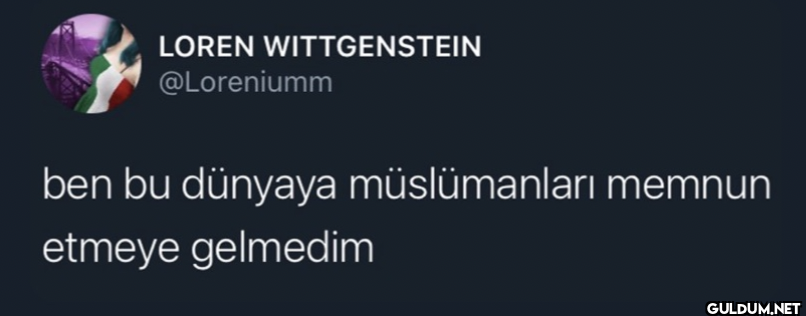 ben bu dünyaya...