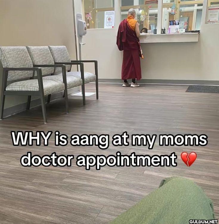 WHY is aang at my moms...