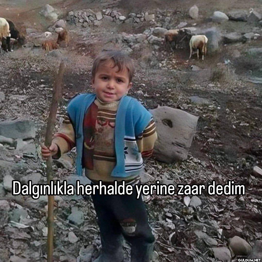 Dalgınlıkla herhalde...
