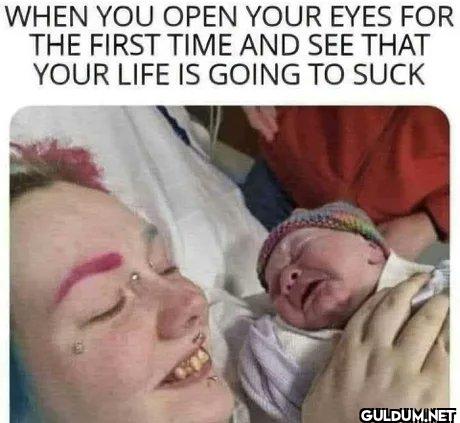 Poor kid.    WHEN YOU OPEN...