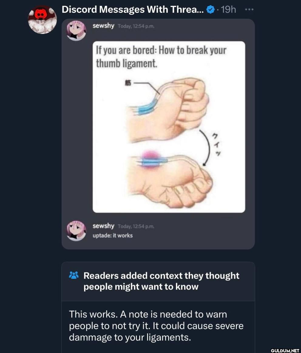 I repeat, don't do this!  ...