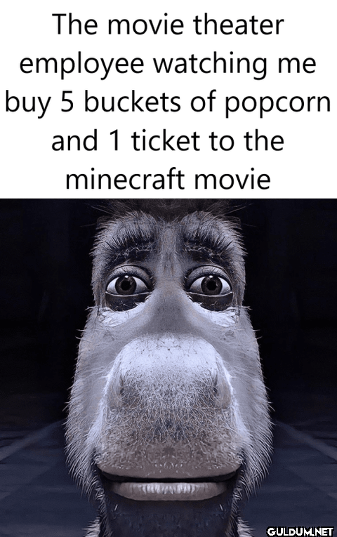 The movie theater employee...