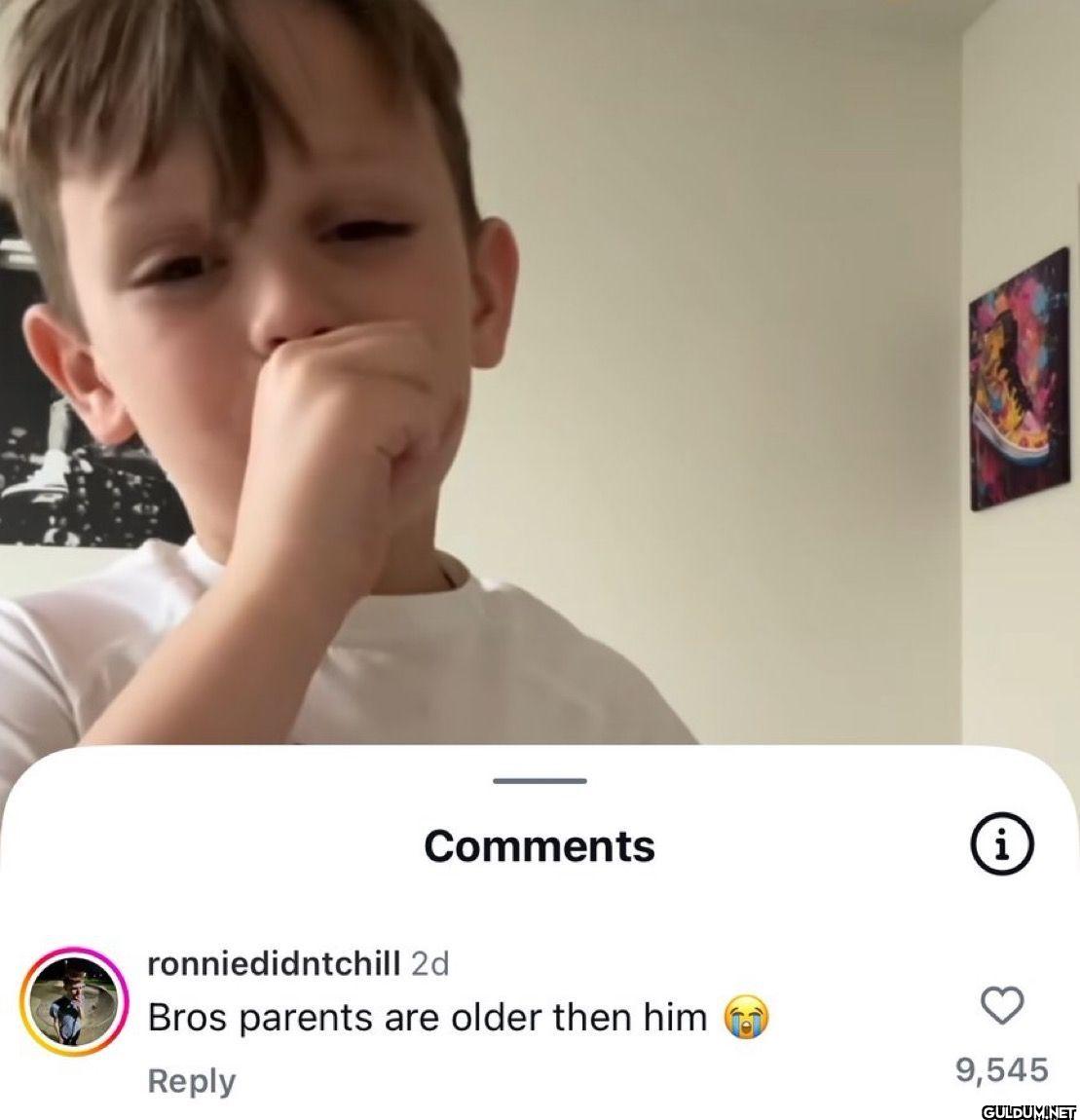 Comments ronniedidntchill...