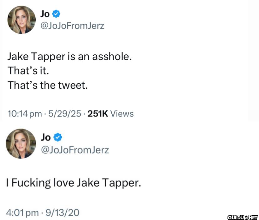 Jo’s at it again… somebody...