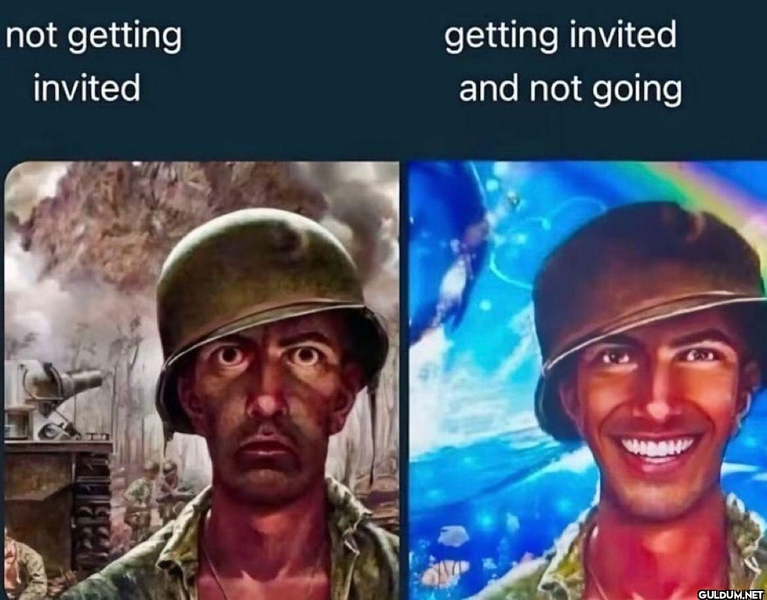 not getting invited...