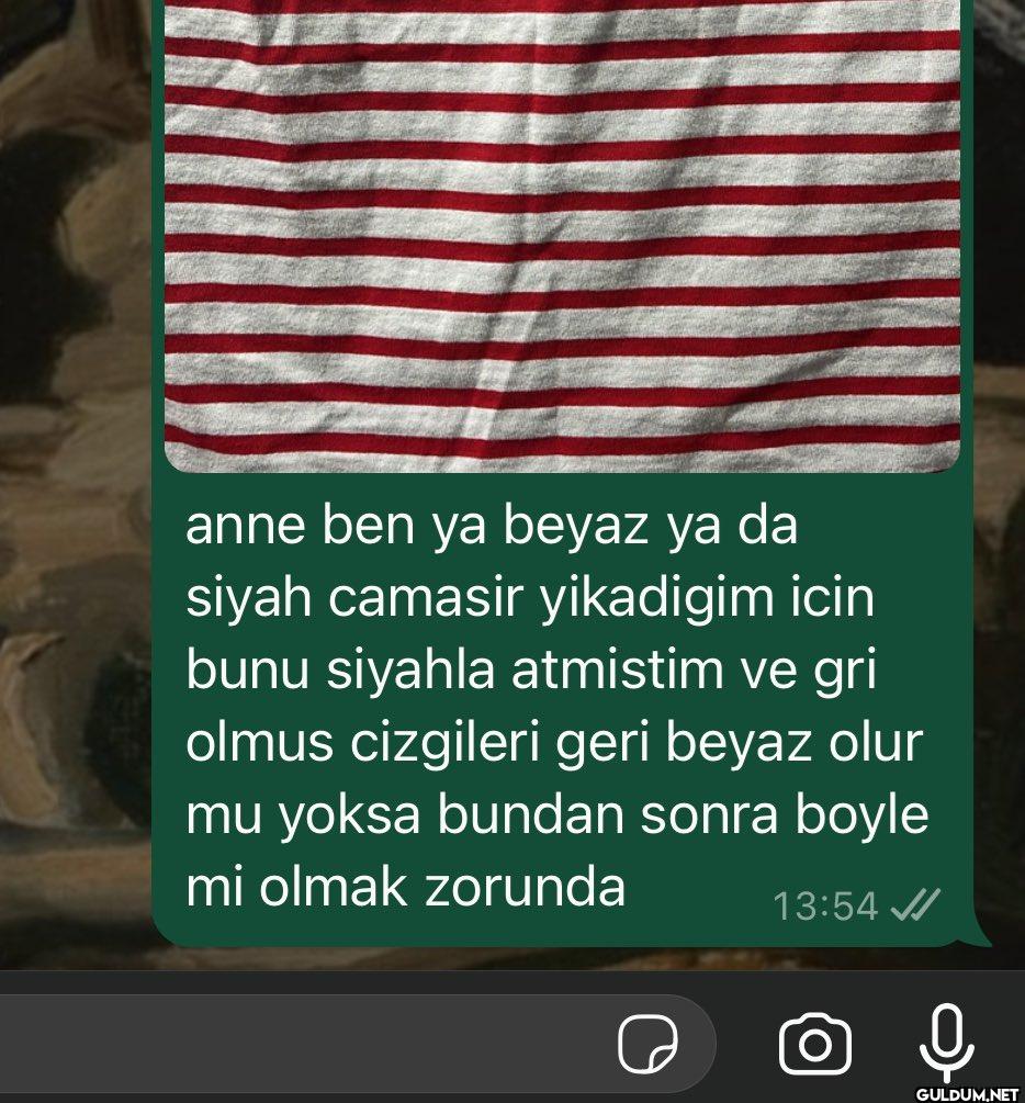 anne ben ya beyaz ya da...