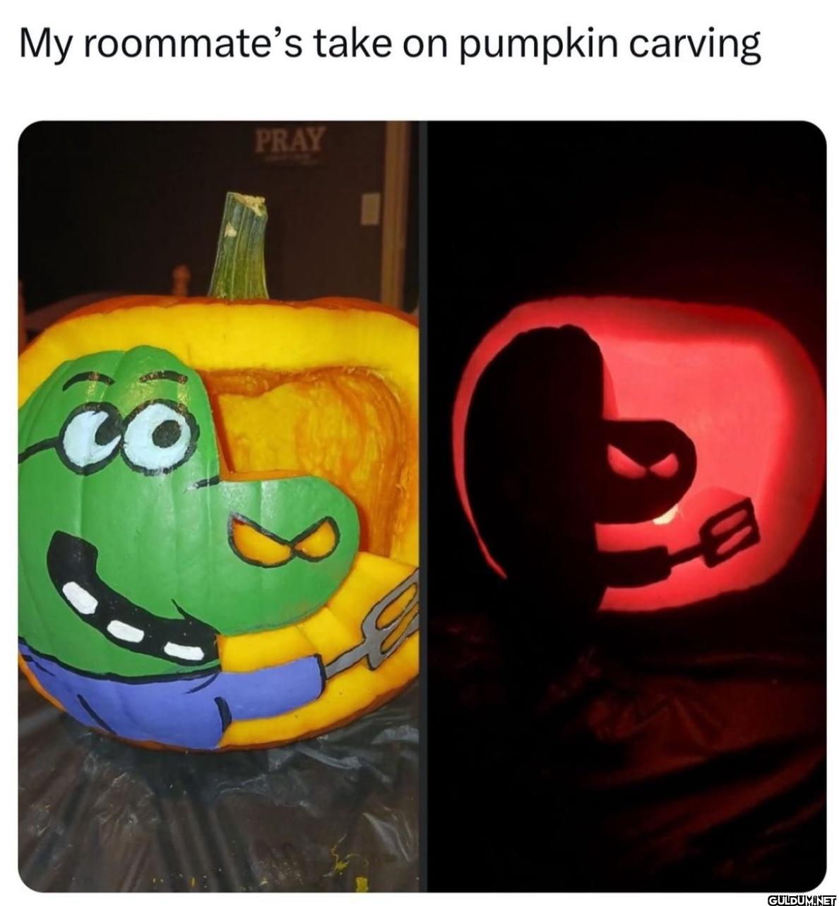 My roommate's take on...