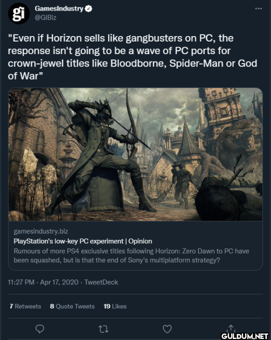 GamesIndustry giz "Even if...