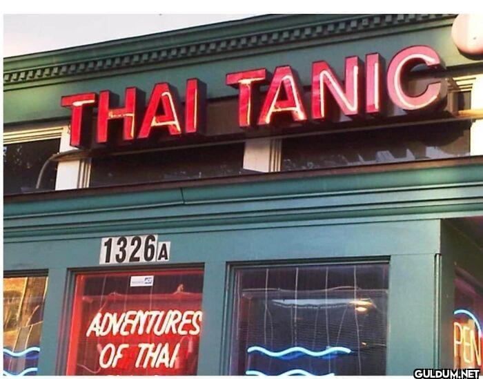 ︎ ︎ ︎ ︎ ︎    THAI TANIC...