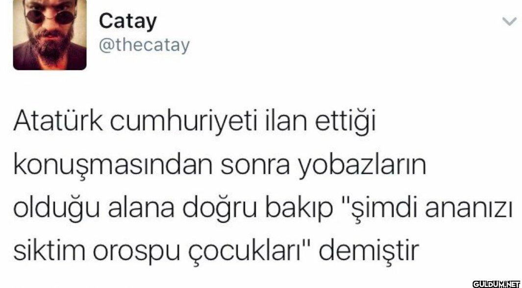 Atatürk cumhuriyeti ilan...