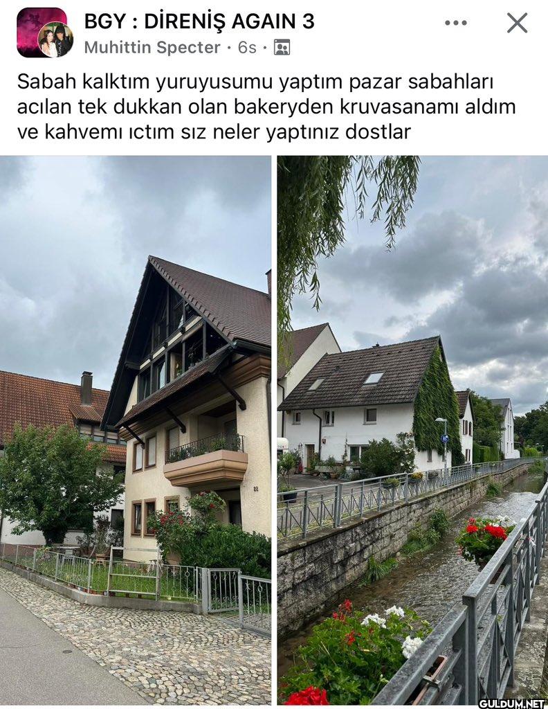sadece şu manzaraya ve...