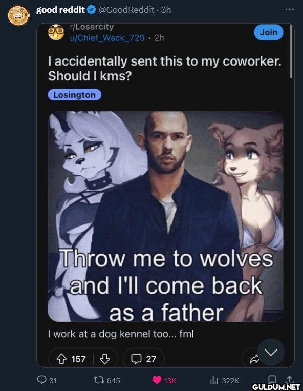 • 3h r/Losercity...