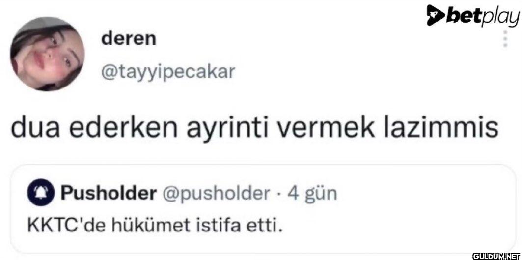 dua ederken ayrinti vermek...