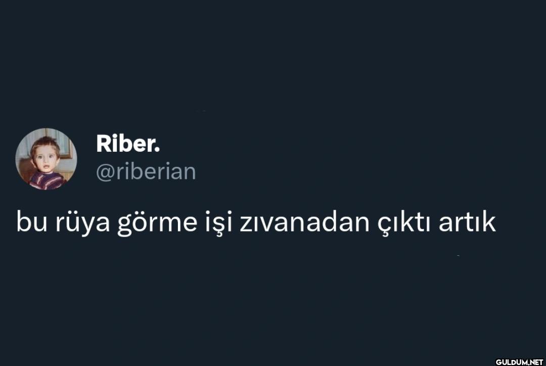 bu rüya görme işi...