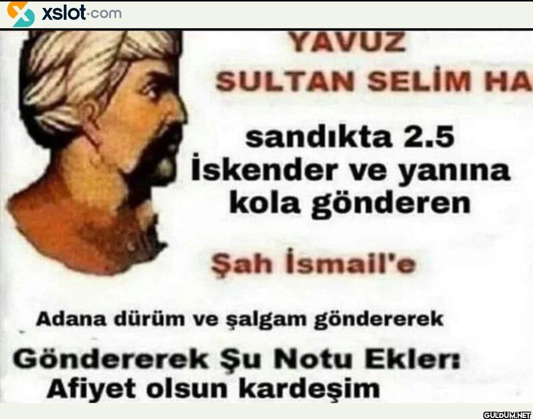 xslot.com YAVUZ SULTAN...