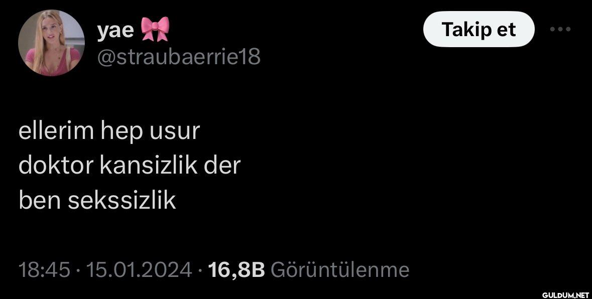 ellerim hep usur doktor...