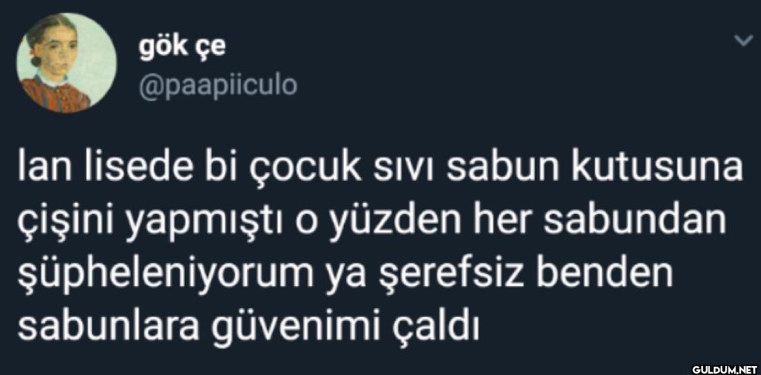lan lisede bi çocuk sıvı...