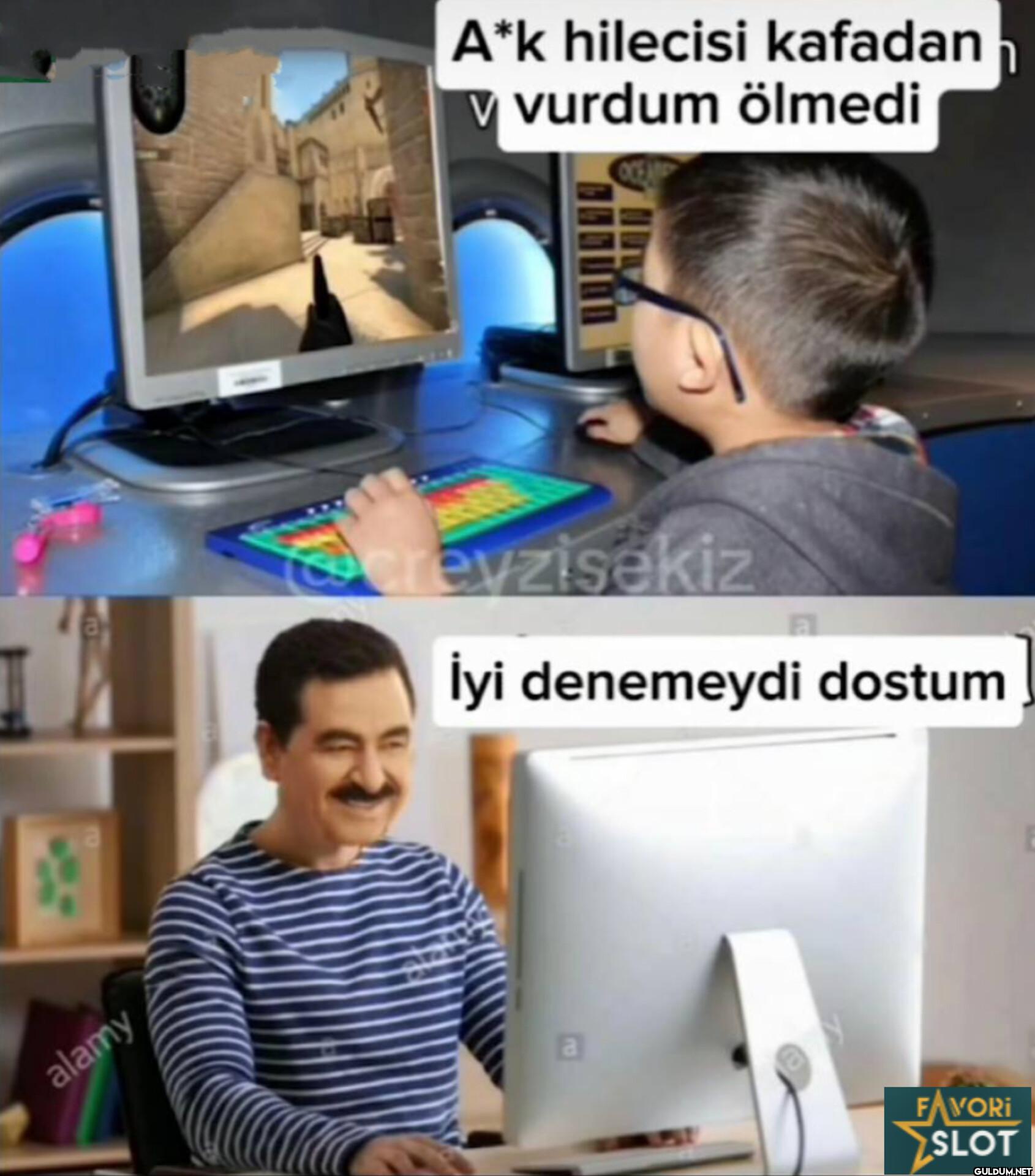 A*k hilecisi kafadan V...