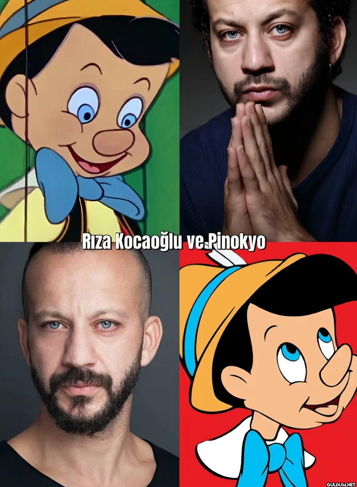 Rıza Kocaoğlu ve Pinokyo ...