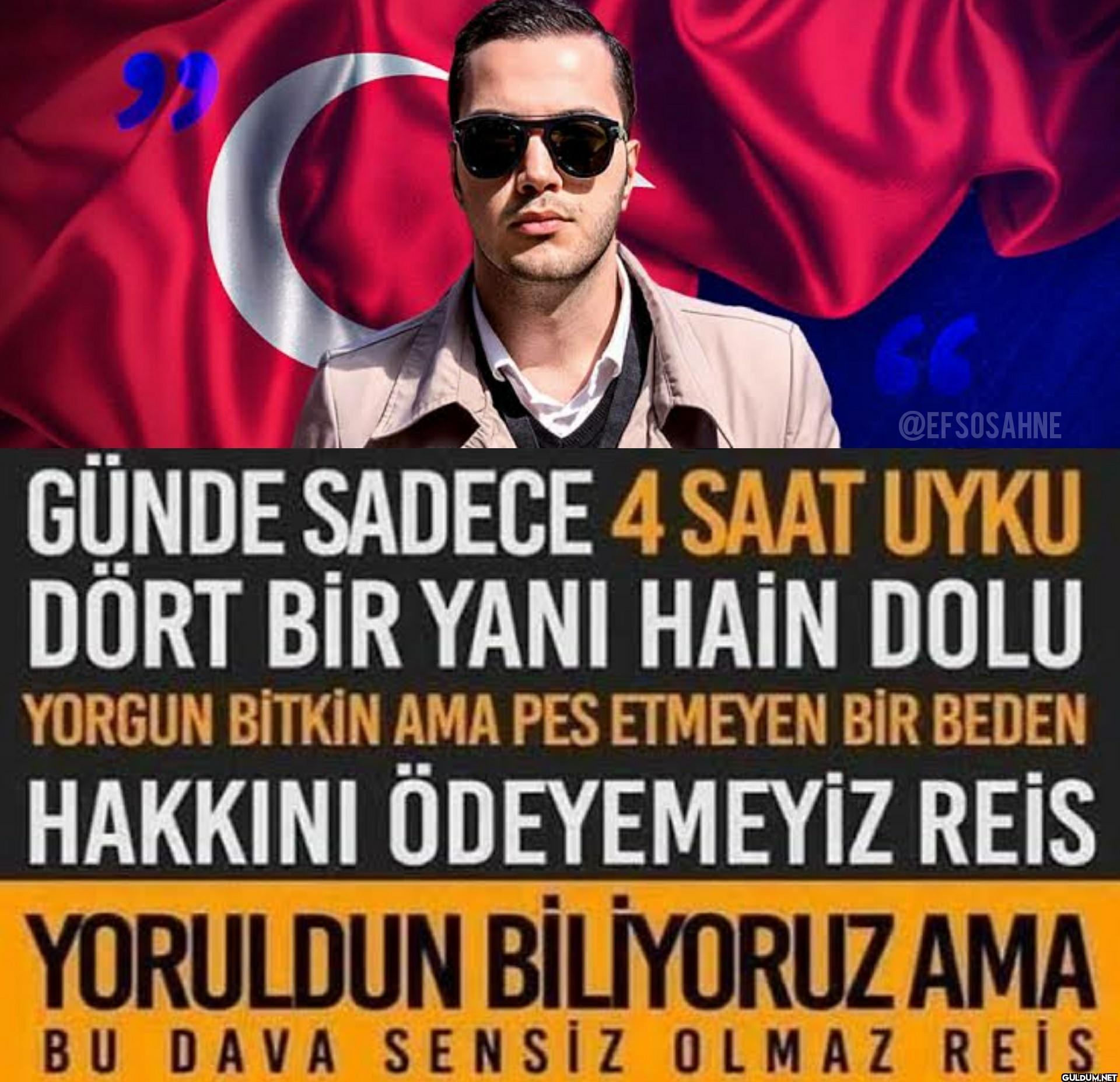 Sen yapmıştın diye...