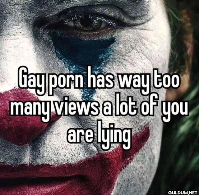 Gay porn has way too many...
