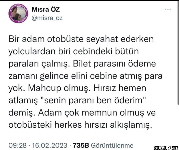 Bir adam otobüste seyahat...
