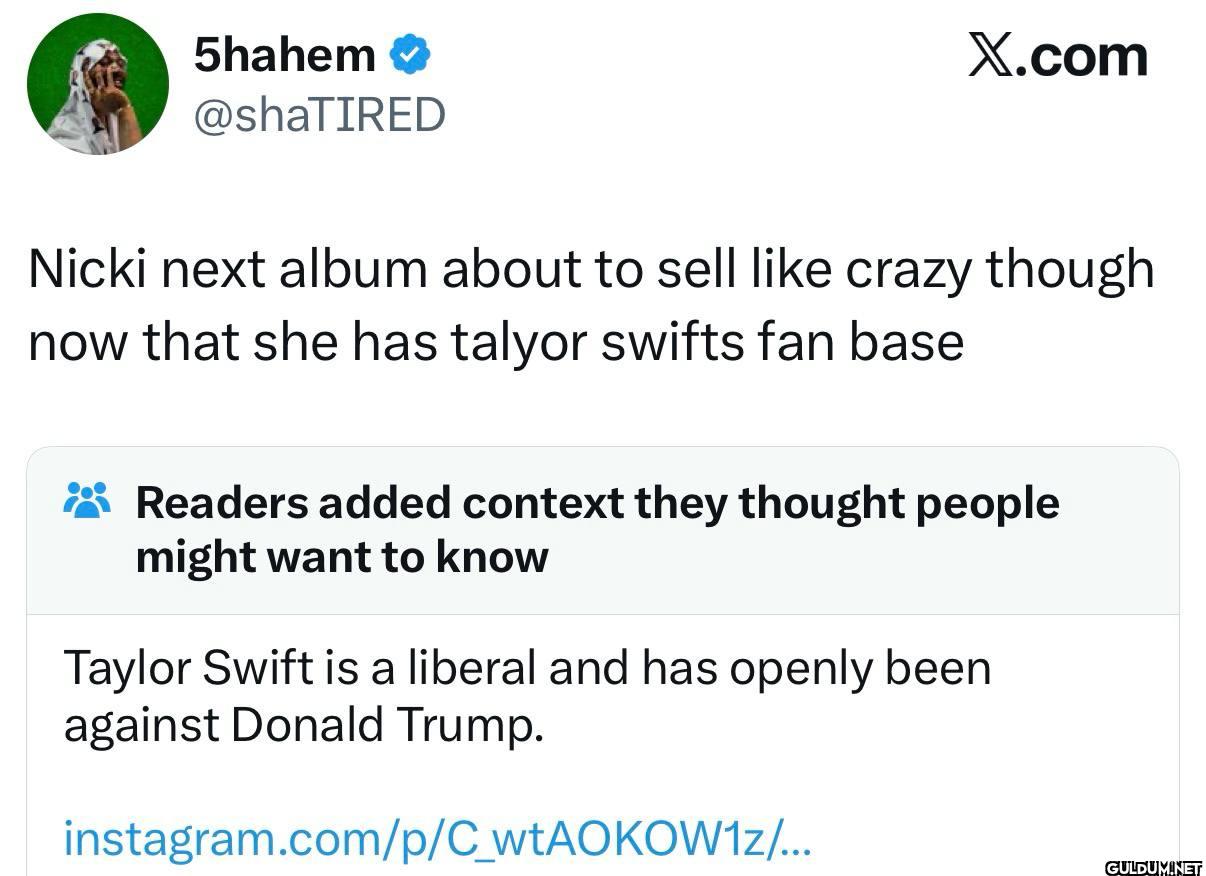 X.com Nicki next album...