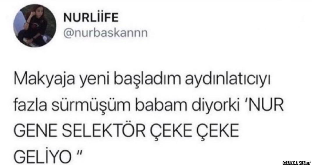 Makyaja yeni başladım...