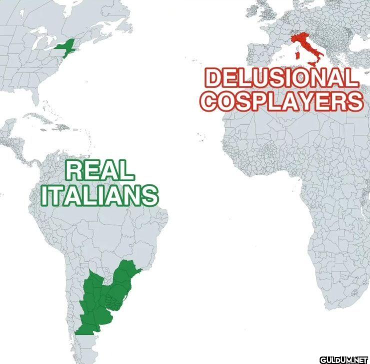 REAL ITALIANS DELUSIONAL COSPLAYERS