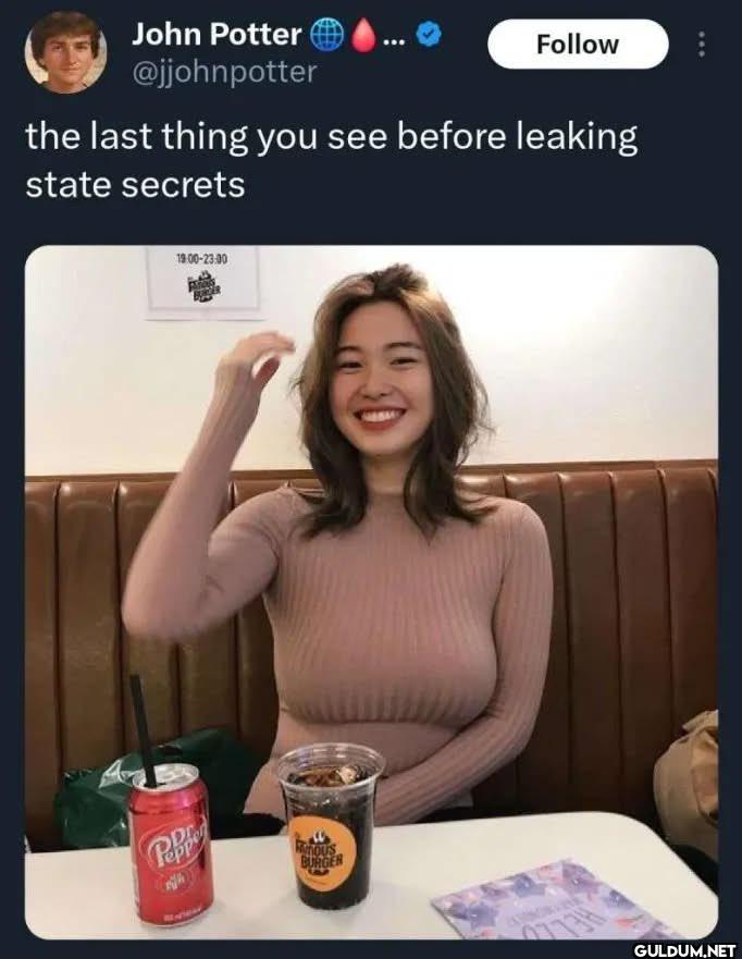 Follow the last thing you...