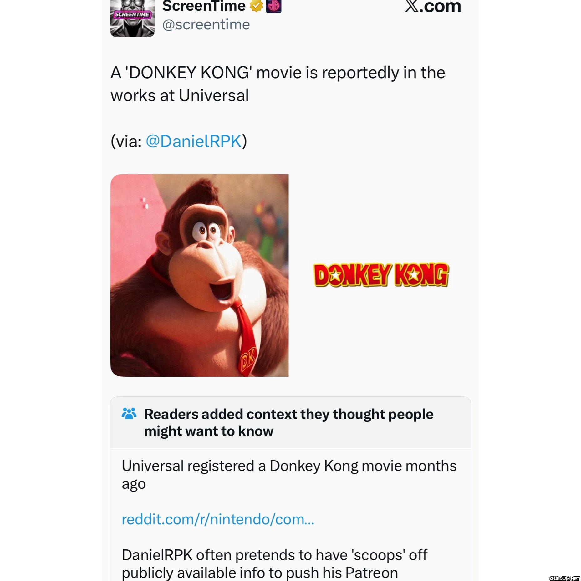 X.com A 'DONKEY KONG'...