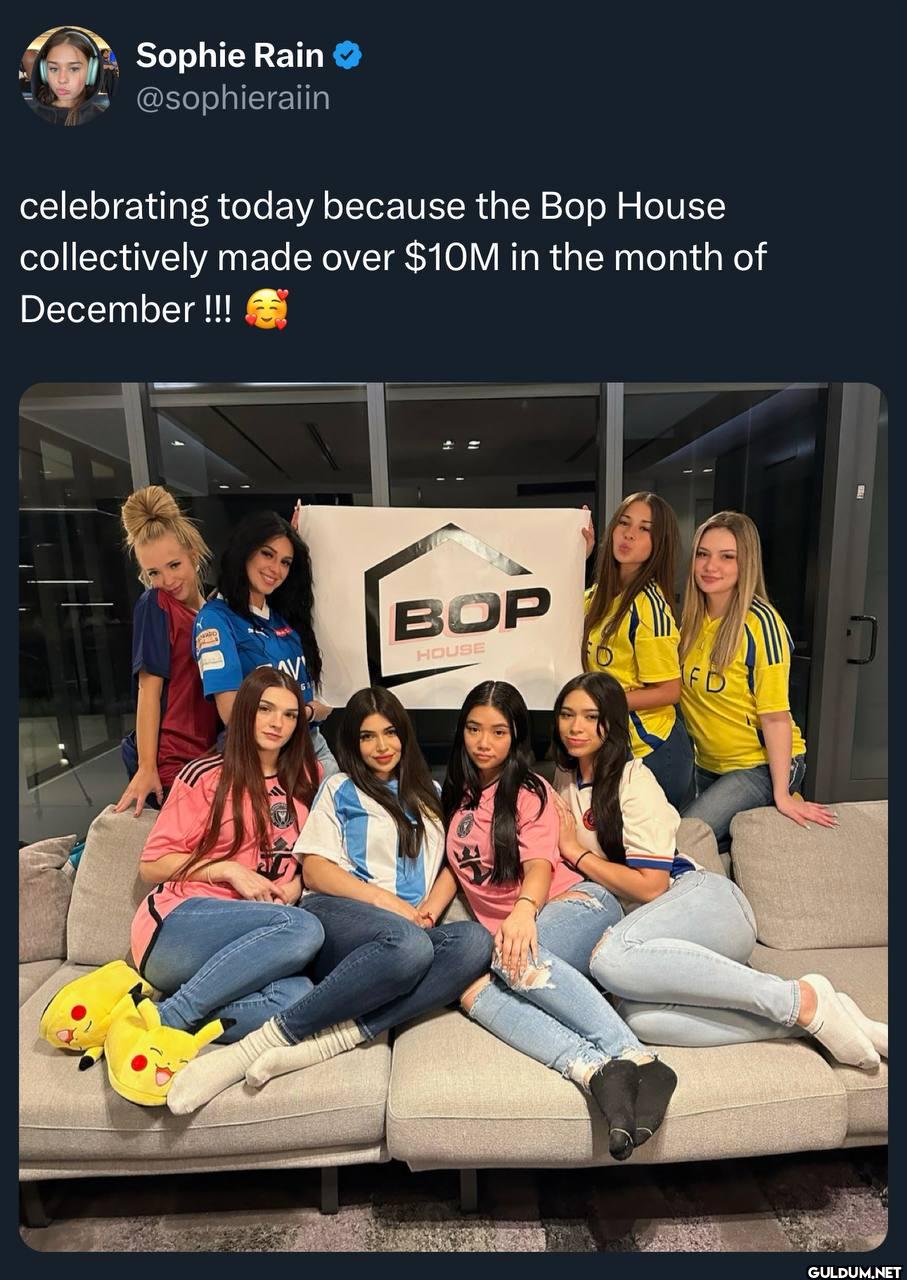 Sophie Rain has announced...